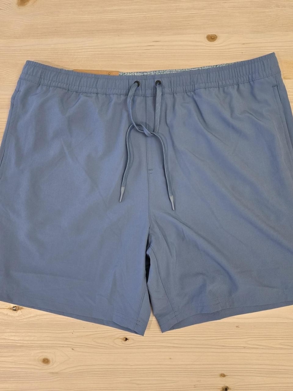 Quiksilver Men's Slate Blue Elastic Waist Swim Shorts